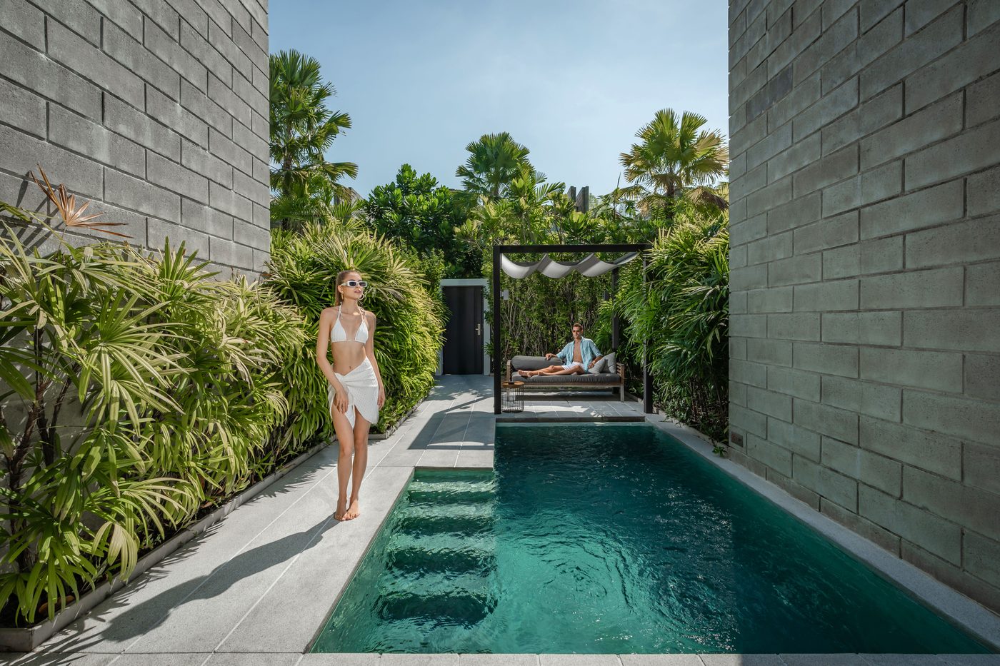 Pool terrace afternoon