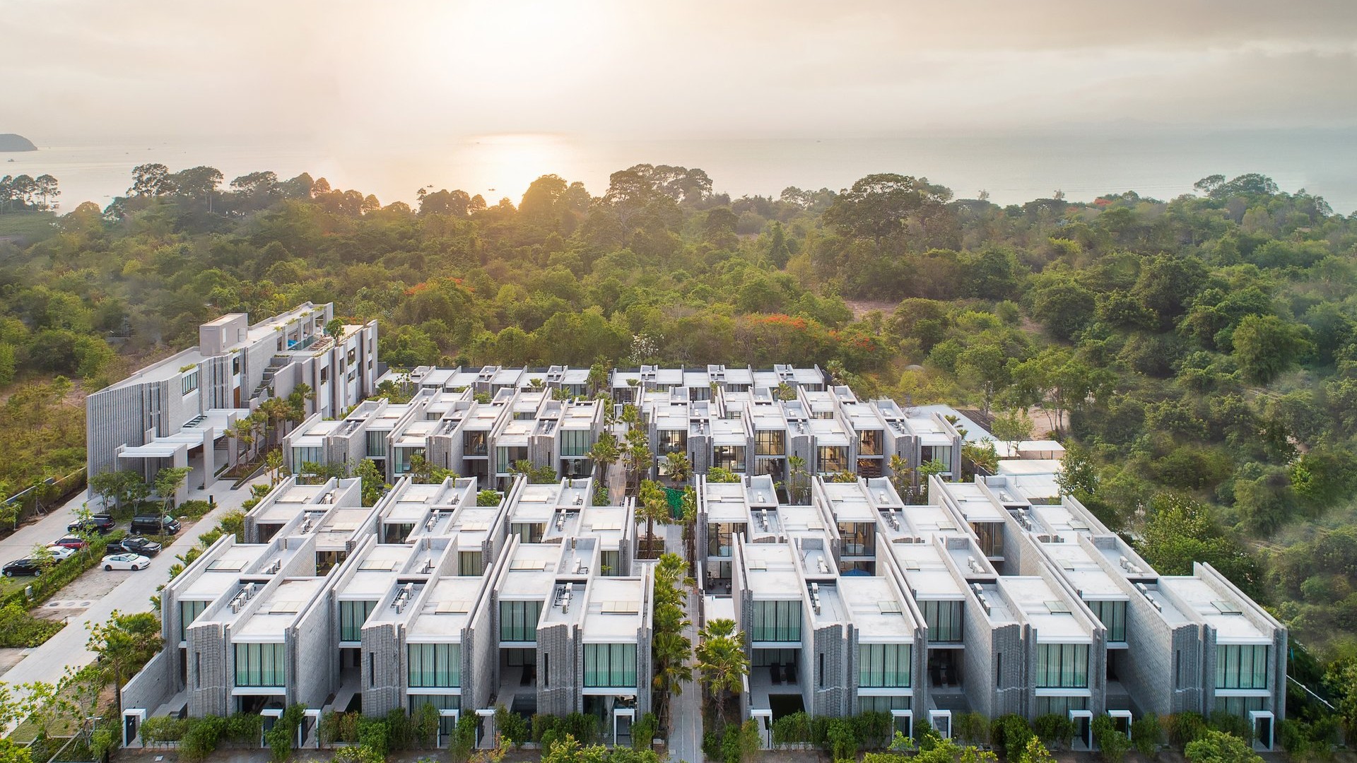 Oceanphere Pattaya Villa aerial view